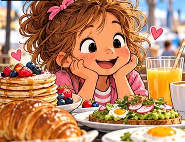 Rose, dessinée en personnage de BD