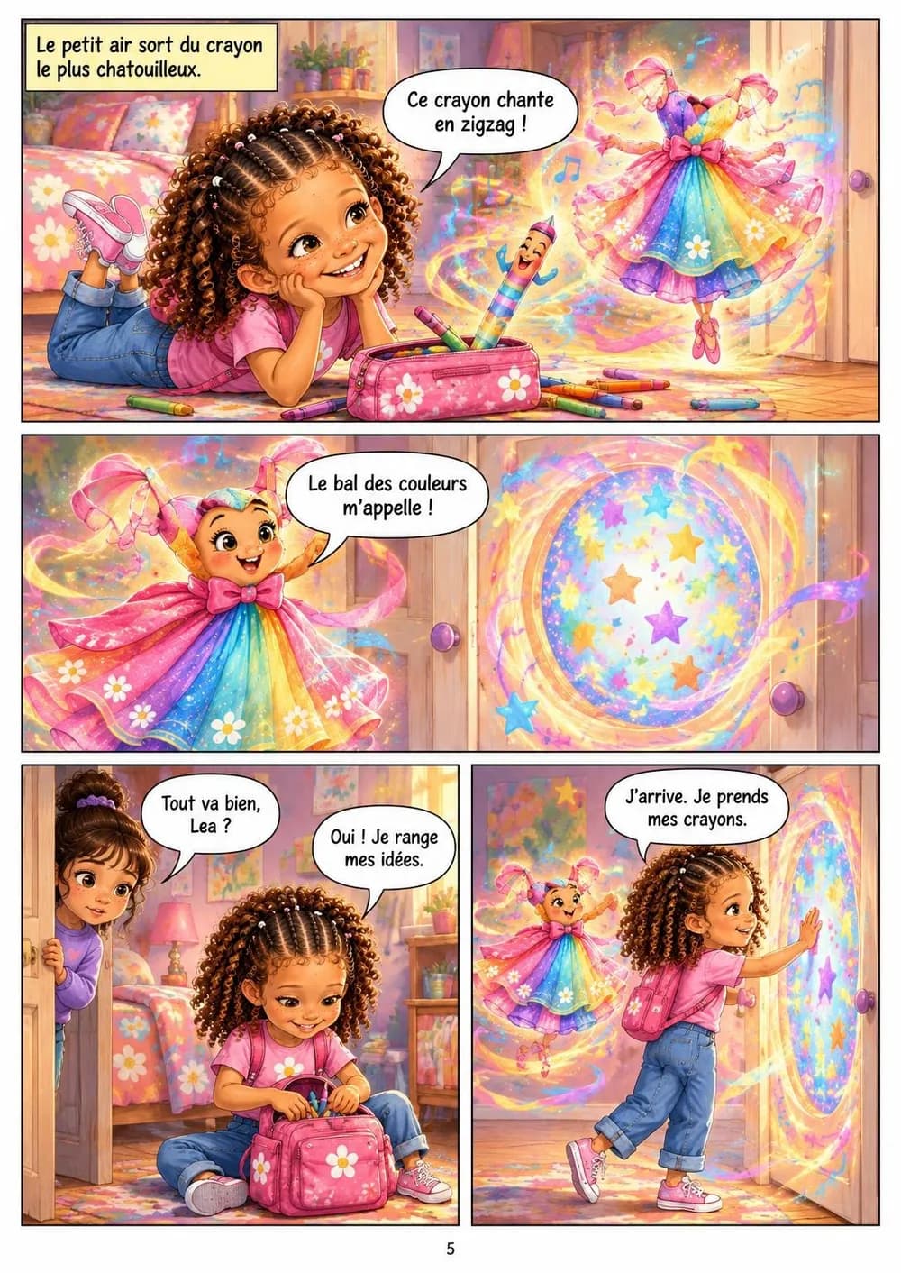 Exemple de planche de BD personnalisée (2)